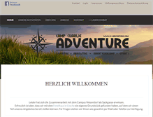 Tablet Screenshot of cc-adventure.com